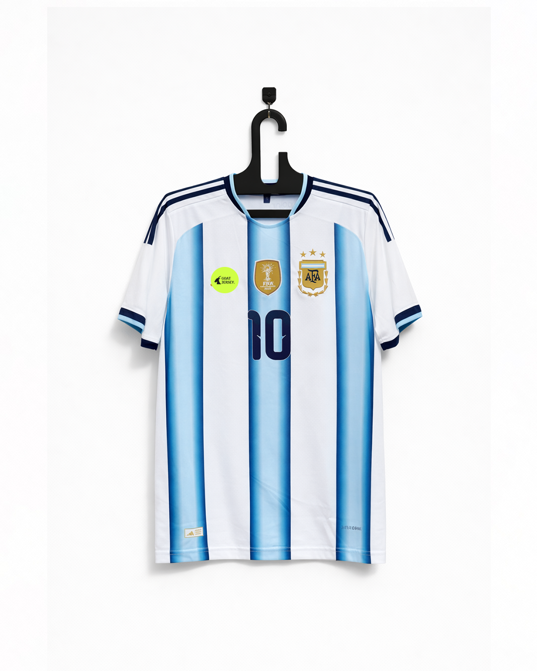 ARGENTINA  HOME KIT MESSI EMBROIDERY TRIO NECK FIFA WORLD CUP 2026 EDITION