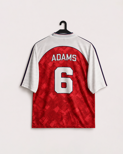 ARSENAL 1990/92 HOME KIT FIVE SLEEVE EMBROIDERY ADAMS