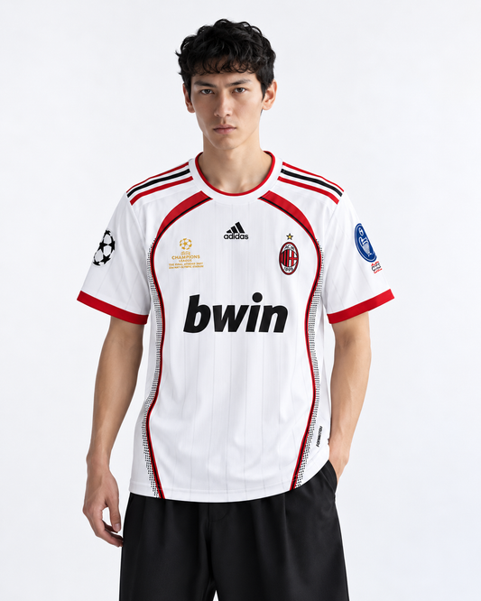 AC MILAN 2006/07 AWAY KIT WHITE MALDINI