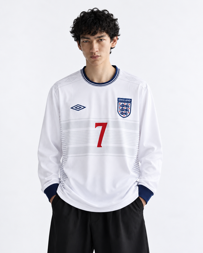 ENGLAND BECKHAM FULL SLEEVE RETRO