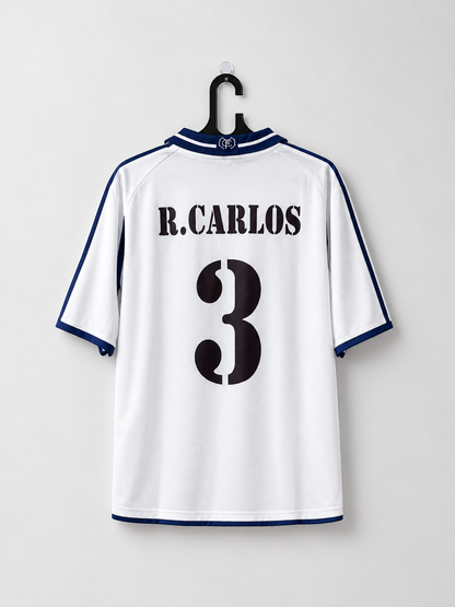 REAL MADRID 2000/01 HOME KIT CARLOS EMBROIDERY PREMIUM EDITION