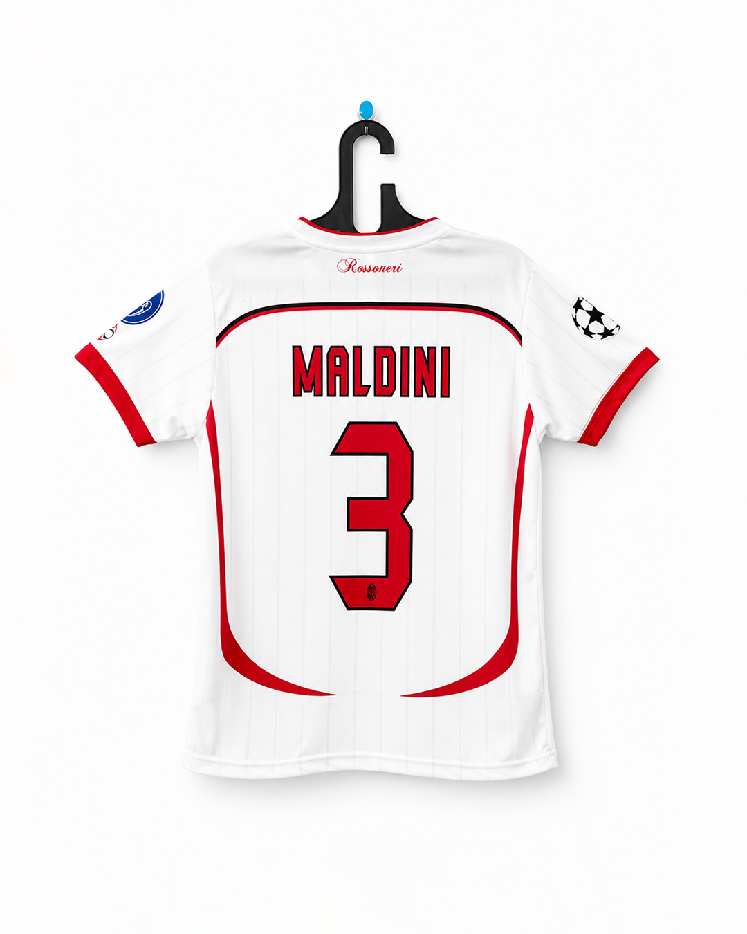 AC MILAN 2006/07 AWAY KIT WHITE MALDINI