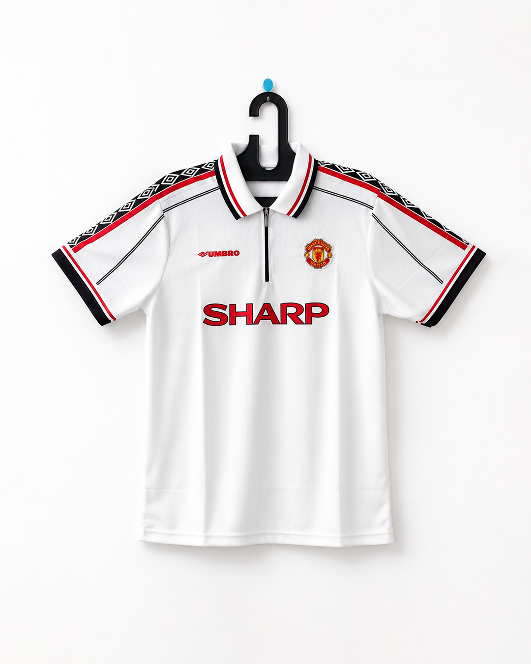 MANCHESTER UNITED 1998/99 AWAY KIT  EMBROIDERY BECKHAM