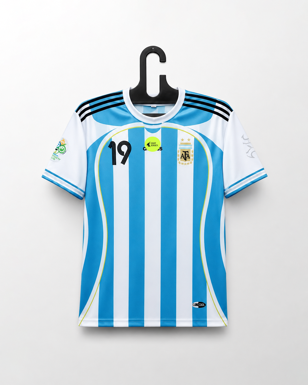 ARGENTINA 2006  FIFA WORLD CUP HOME KIT EMBROIDERY MESSI