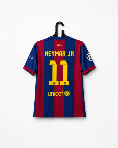 BARCELONA 2014/15 HOME KIT ROUND NECK NEYMAR