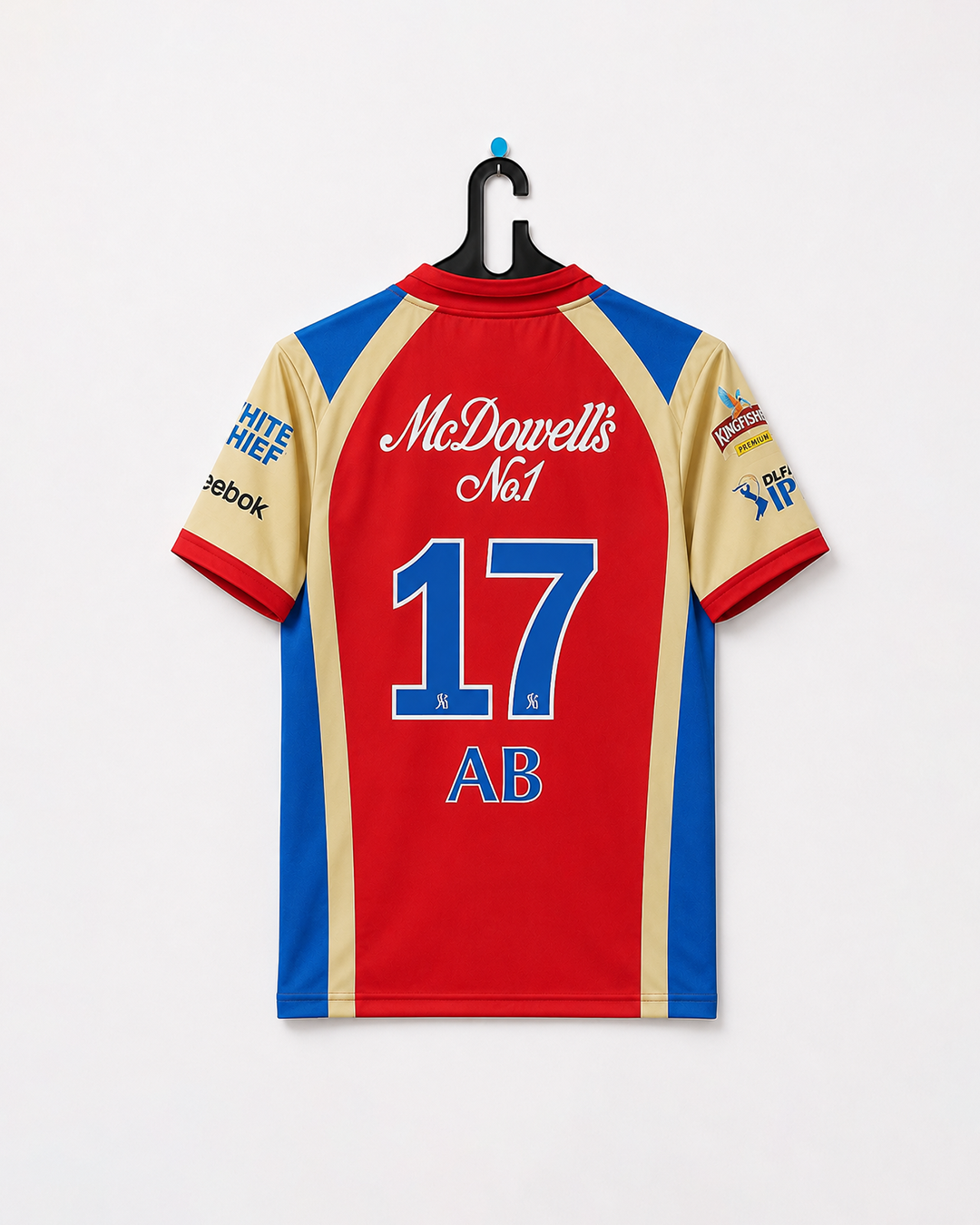 RCB 2011 IPL HOME KIT EMBROIDERY ABD