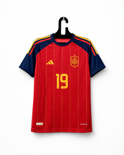 Spain WC 26 home Jersey Yamal 19