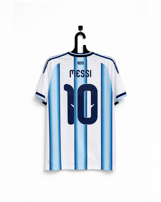ARGENTINA  HOME KIT MESSI EMBROIDERY TRIO NECK FIFA WORLD CUP 2026 EDITION