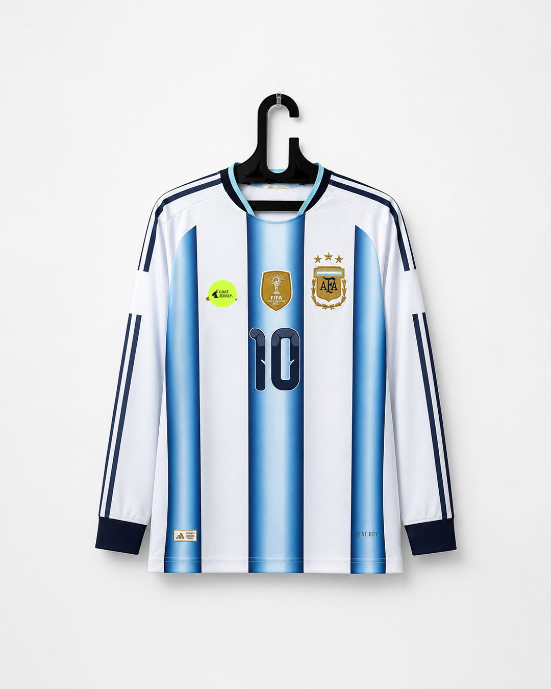 ARGENTINA 2026  FIFA WORLD CUP HOME KIT FULL SLEEVE MESSI EMBROIDERY PREMIUM EDITION