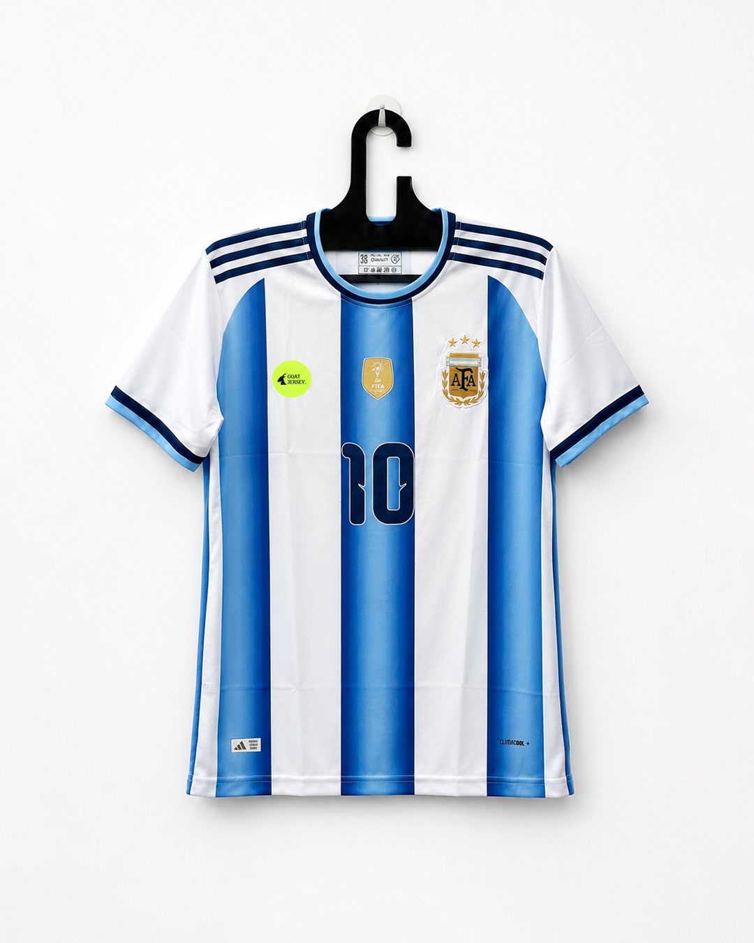 ARGENTINA  HOME KIT MESSI EMBROIDERY ROUND NECK FIFA WORLD CUP 2026 EDITION