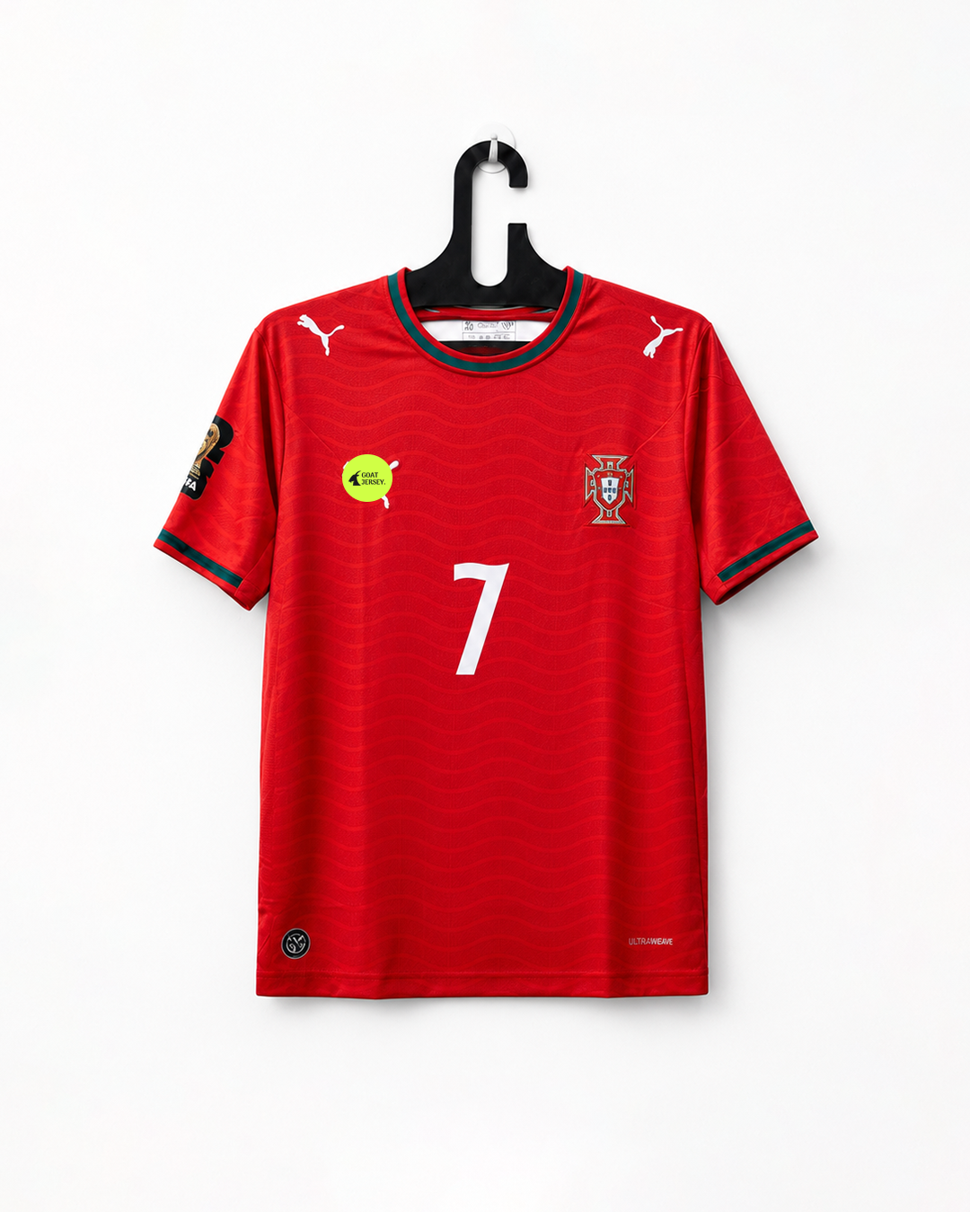 PORTUGAL 2026  FIFA WORLD CUP HOME KIT CRISTIANO ROUND EMBROIDERY