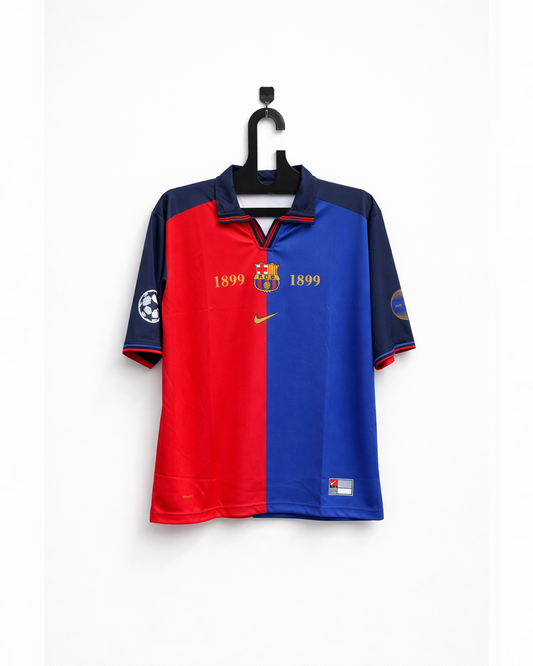 BARCELONA RETRO STYLE TRIBUTE FIVE SLEEVE HOME KIT