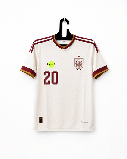SPAIN 2026  FIFA WORLD CUP AWAY EMBROIDERY PEDRI
